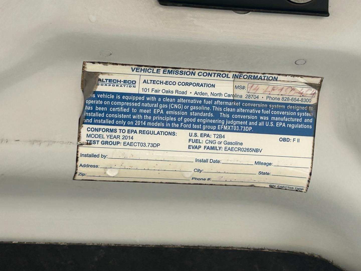 2014 White /Gray Ford F-150 XL SuperCab 6.5-ft. Bed 2WD (1FTEX1CM3EK) with an 3.7L V6 DOHC 24V engine, 6-Speed Automatic transmission, located at 17760 Hwy 62, Morris, OK, 74445, (918) 733-4887, 35.609104, -95.877060 - 2014 FORD F-150 XL SUPERCAB 6.5-ft. BED 2WD 3.7L V6 FEATURES KEYLESS REMOTE ENTRY, POWER LOCKS, POWER WINDOWS, AM/FM STEREO, TOUCH SCREEN, AUXILLARY PORT, HANDS-FREE BLUETOOTH CALLING, CRUISE CONTROL, TRACTION CONTROL, MULTI-FUNCTIONING STEERING WHEEL CONTROLS, BACKUP CAMERA. EQUIPPED WITH A BI-FUEL - Photo#25